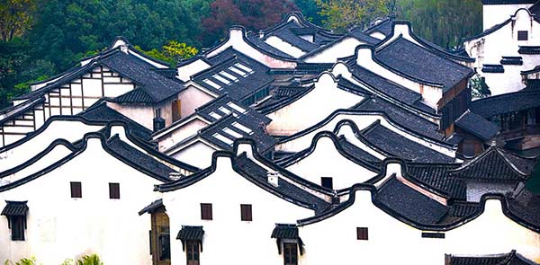 Architecture of Wuzhen. (Photo by Geng Feifei/China Daily) Architecture of Wuzhen. (Photo by Geng Feifei/China Daily)