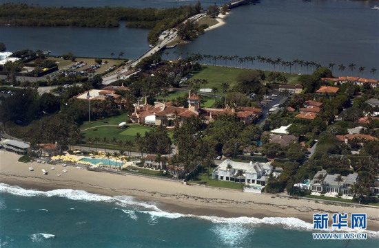Aerial photo taken on March 20, 2017 shows the view of Mar-a-lago club at Palm Beach, Florida, the United States. (Xinhua/Yin Bogu) Aerial photo taken on March 20, 2017 shows the view of Mar-a-lago club at Palm Beach, Florida, the United States. (Xinhua/Yin Bogu)