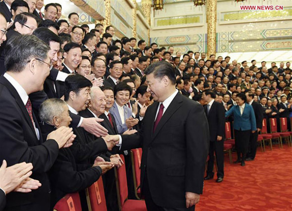 President Xi Jinping meets representatives attending the award ceremony on ethical role models and pioneers in Beijing, Nov 17, 2017. (Photo/Xinhua) President Xi Jinping meets representatives attending the award ceremony on ethical role models and pioneers in Beijing, Nov 17, 2017. (Photo/Xinhua)