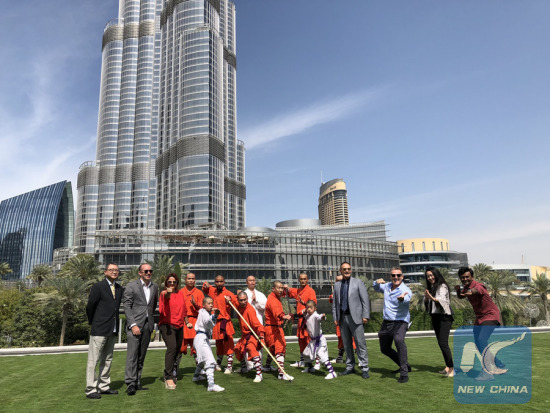 The Shaolin Warriors - The Kung Fu Masters brings stunning movement and deadly martial-arts prowess to Dubai's iconic Dubai Opera. (Xinhua photo) The Shaolin Warriors - The Kung Fu Masters brings stunning movement and deadly martial-arts prowess to Dubai's iconic Dubai Opera. (Xinhua photo)