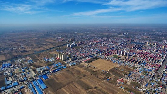 Aerial photo taken on March 31, 2017 shows Baiyangdian, north China's largest freshwater wetland, in Anxin County, north China's Hebei Province. (Xinhua/Yang Shiyao) Aerial photo taken on March 31, 2017 shows Baiyangdian, north China's largest freshwater wetland, in Anxin County, north China's Hebei Province. (Xinhua/Yang Shiyao)