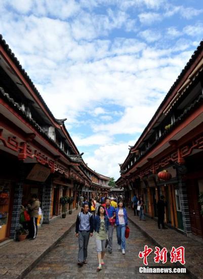 File photo of the town of Lijiang (Photo: China News Service/Liu Ranyang) File photo of the town of Lijiang (Photo: China News Service/Liu Ranyang)
