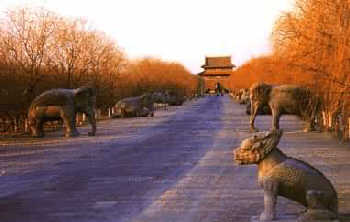 Shinto (path leading to tombs), a scenic spot of the Ming Tombs. (File photo) Shinto (path leading to tombs), a scenic spot of the Ming Tombs. (File photo)