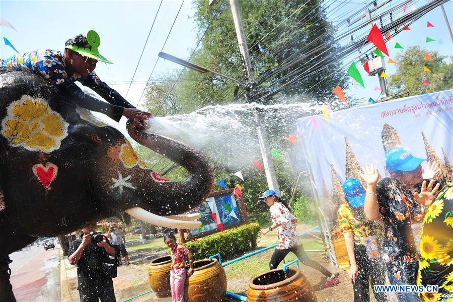 Water festival celebrated in Thailand(1/4)