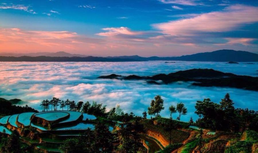 Ziquejie rice terraces awarded globally important designation(1/6)