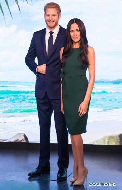 Wax figure of Meghan Markle unveiled at Madame Tussauds London(1/6)