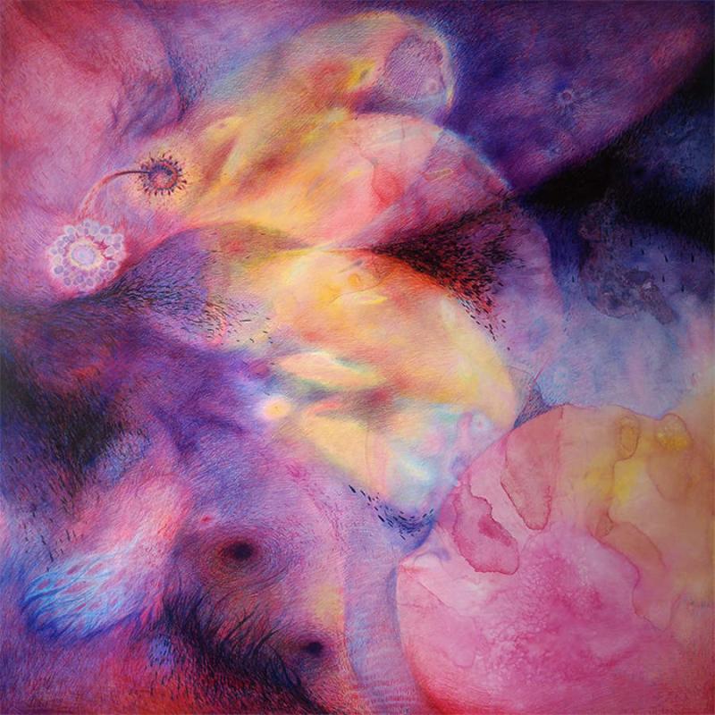 And an exhibition underway at Tsinghua University in Beijing shows young artists\' efforts to enrich human\'s complicated, sensitive spiritual world. (Photo provided to chinadaily.com.cn)