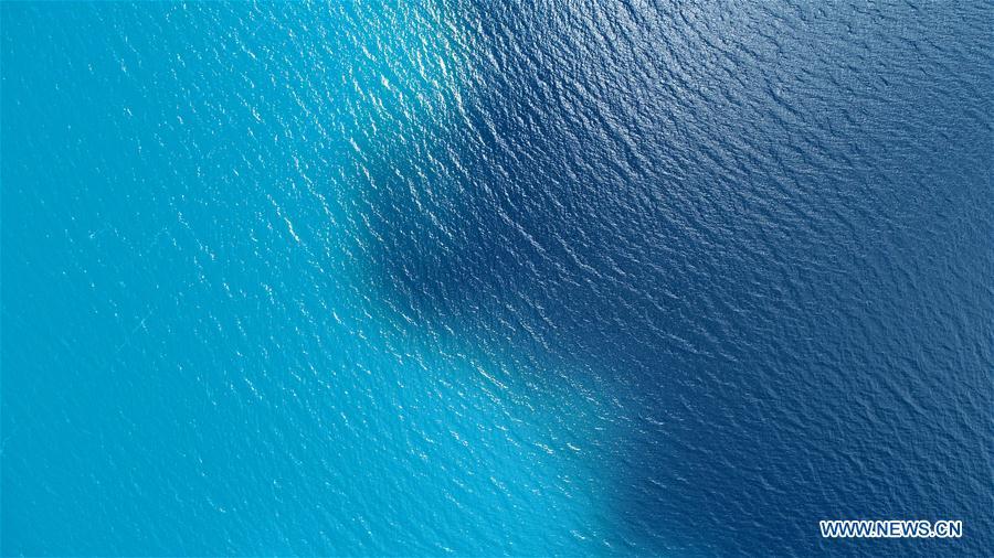 Aerial photo taken on May 27, 2018 shows the scenery of the Yamdrok Lake in Nagarze County of Shannan City, southwest China\'s Tibet Autonomous Region. (Xinhua/Jigme Dorgi)
