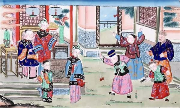 The New Year painting from Qing Dynasty depicts people playing diabolo. (Photo/Collected by the Capital Museum)
Playing diabolo
Diabolo is always made of wood or bamboo and is hollow in the center. By juggling diabolo on ropes, the high-speed rotating diabolo will make a sound.
Playing diabolo is a very interesting folk game, especially popular in North China. Through many changes, it has become an item in Chinese traditional acrobatics. Playing diabolo was also included in the first batch of national intangible cultural heritage in 2006.