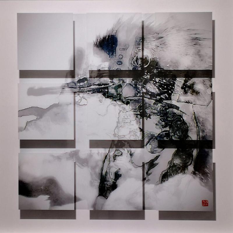 Fu Wenjun\'s latest experimental photo work Crying Osprey. (Photo/China Daily)
\