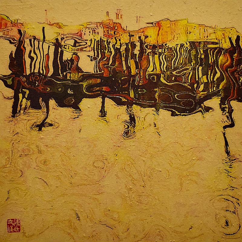 Fu Wenjun\'s latest experimental photo work Gondola\'s Waiting. (Photo/China Daily)
Fu says he is quite different from many other photographers, who put a lot of emphasis on camera and shooting skills. He takes photos quickly and embraces all kinds of subjects.
\