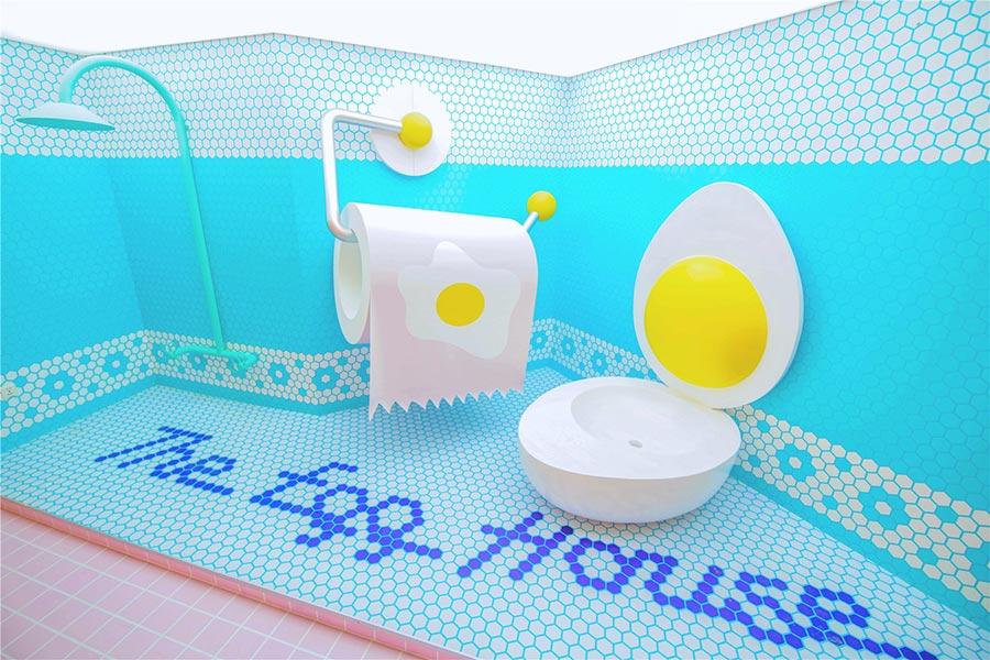 The bathroom.(Photo provided to chinadaily.com.cn)