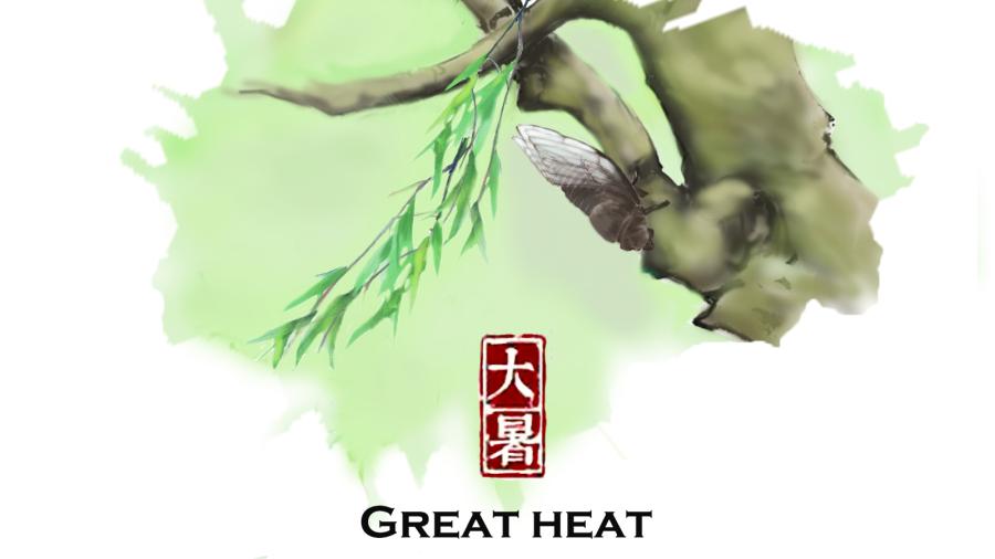 Monday marks the “Major Heat” or Dashu in Chinese, the 12th of the 24 solar terms that divide the Chinese lunar year into two halves. It is also the last solar term of the summer. (Photo/CGTN)
However, that doesn’t mean the hot days are coming to an end. On the contrary, everything is just beginning. The Major Heat usually kicks off the hottest days of the season. It usually completely overlaps with the “Dog Days,” which begin on July 17 this year, and are expected to last for 40 days.
Large areas across eastern and central China have issued alerts for high temperatures on several consecutive days, with warnings that the thermometer could reach 40 degrees Celsius.