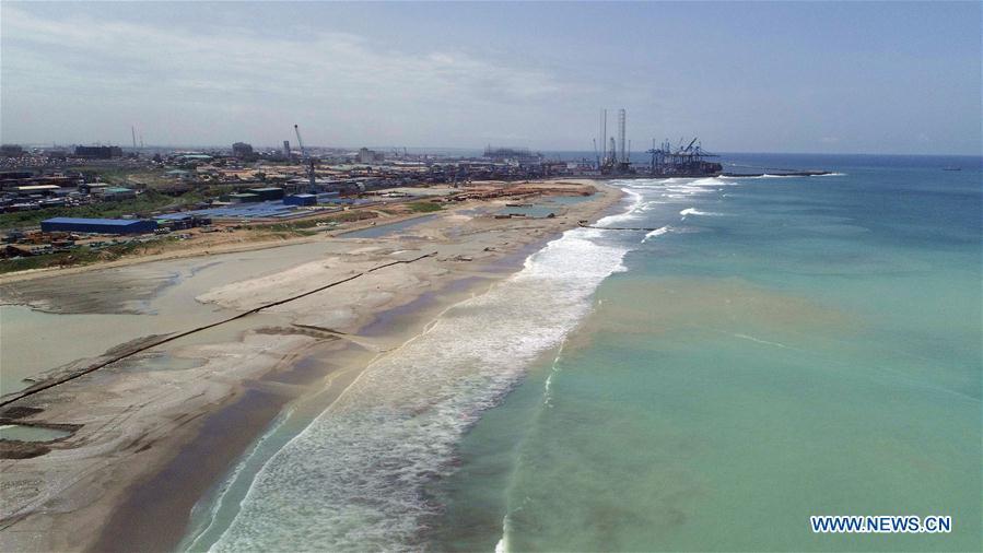 Aerial photo taken on May 31, 2018 shows the Tema Port in Tema, Ghana. In the past five years, China and African nations have deepened political mutual trust, mutual assistance in development and mutual learning in visions, and made concerted efforts in building the Belt and Road and a closer China-Africa community with a shared future. (Photo/Xinhua)
