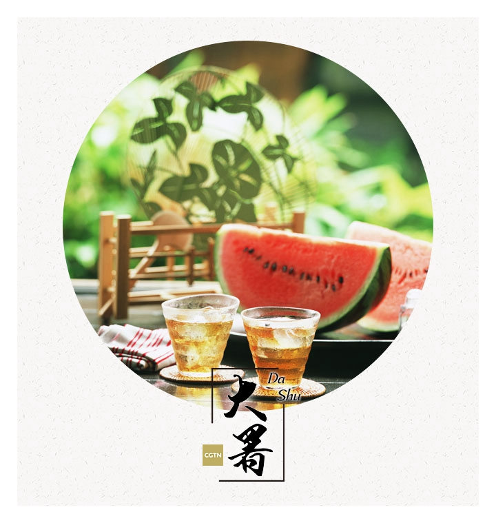 In some areas, people prefer to eat food that could make them sweat a lot, such as mutton soup, spiced with vinegar and garlic, or gingered eggs and chicken porridge. The traditional Chinese medicine believed that the sweat could be helpful in eliminating poisons from the body as well as the coldness accumulated during the winter. (Photo/CGTN)
Many in the past preferred to spend the summer in mountainous areas, where dense forests shielded the burning sun and lowered the temperature. Such “holidays” inspired a number of poets, and therefore there is a pool of works from which the ancestors’ summer lives could be sketched out.