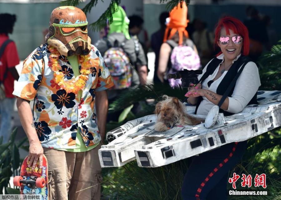 Thousands of comic, superhero and anime fans flock to the opening of Comic-Con in San Diego, California, U.S., July 19, 2018. (Photo/Agencies)