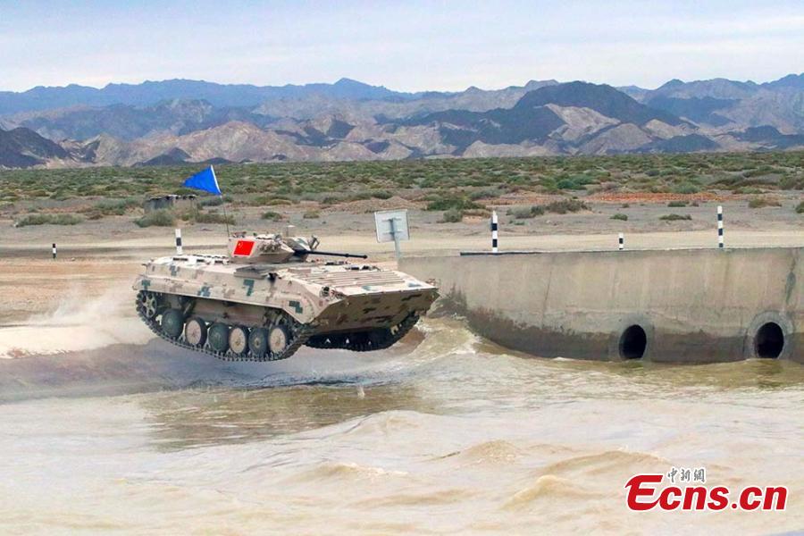 A Chinese infantry fighting vehicle during the \