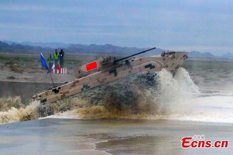 A Chinese infantry fighting vehicle during the \