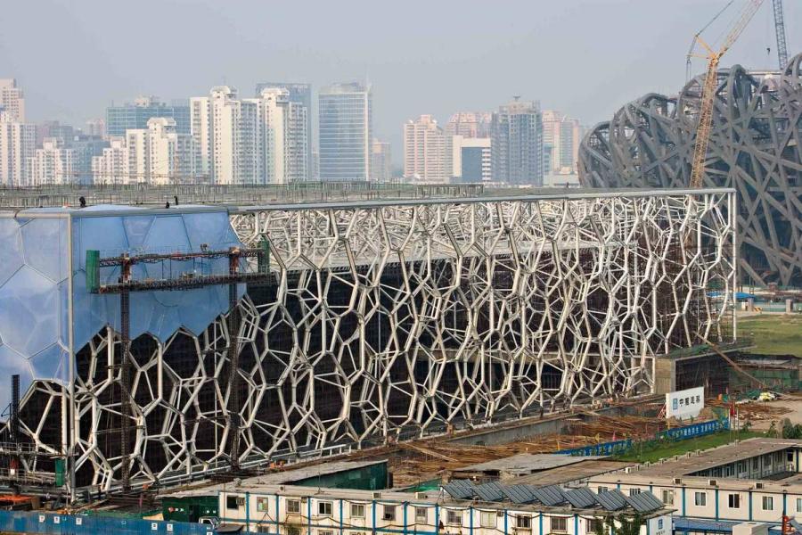 A first look at the structure, with its neighbor the \