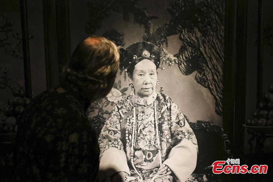 Photo taken on Aug. 16, 2018 shows the Empresses of China\'s Forbidden City Exhibition at the Peabody Essex Museum in Boston, the United States. This exhibition is the first to explore the role of empresses in shaping China’s last dynasty -- the Qing -- from 1644 to 1911. Nearly 200 spectacular objects from the Palace Museum tell the little-known stories of how imperial women influenced court politics, art and religion. (Photo: China News Service/Liao Pan)