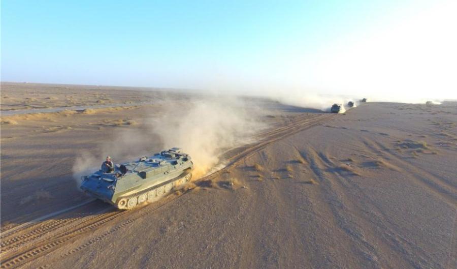 China\'s military conducted an air defense drill on Tuesday, August 28, 2018. The drill was the first public appearance of some of these anti-aircraft weapons. (Photo/81.cn)