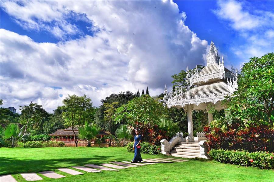 A view of Manting Garden in Xishuangbanna, Yunnan Province. (Photo provided to chinadaily.com.cn)