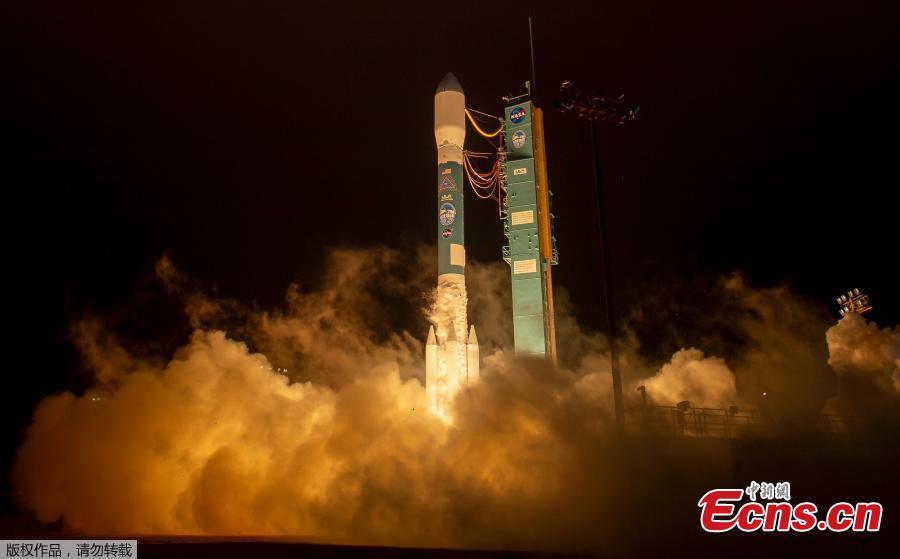 This photo provided by NASA shows a Delta 2 rocket carrying ICESat-2 lifting off from Vandenberg Air Force Base, Calif., Sept. 15, 2018. NASA Earth Science Division director Michael Freilich says that the mission in particular will advance knowledge of how the ice sheets of Greenland and Antarctica contribute to sea level rise. ICESat-2 is capable of measuring changes in ice thickness, forest growth and cloud height down to 0.02 inches (0.4 millimeters) every year — the thickness of a No. 2 pencil, according to NASA. (Photo/Agencies)