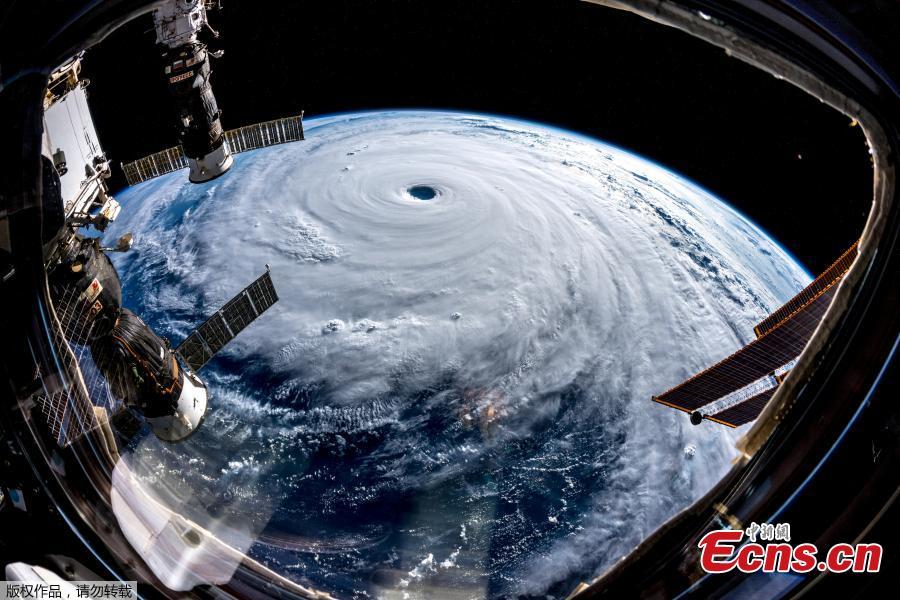 Stunning images of Typhoon Trami, projected to make landfall in mainland Japan, have been captured by an astronaut on the International Space Station (ISS). By Wednesday, the storm had weakened and it is no longer considered a \