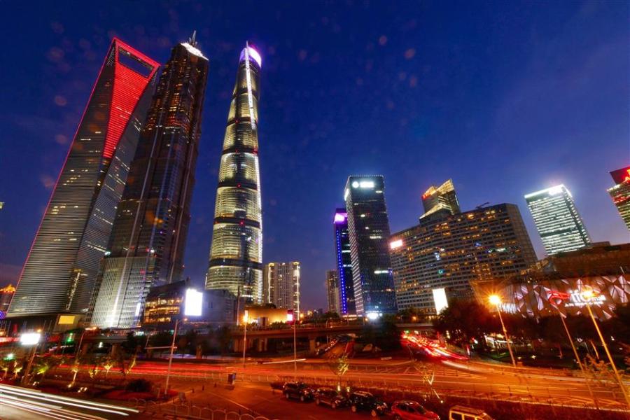 Lujiazui area (Photo/Shine.cn)
As China International Import Expo (CIIE) is only a month away, Shanghai, host of the event, has reached the final stage of its preparations.