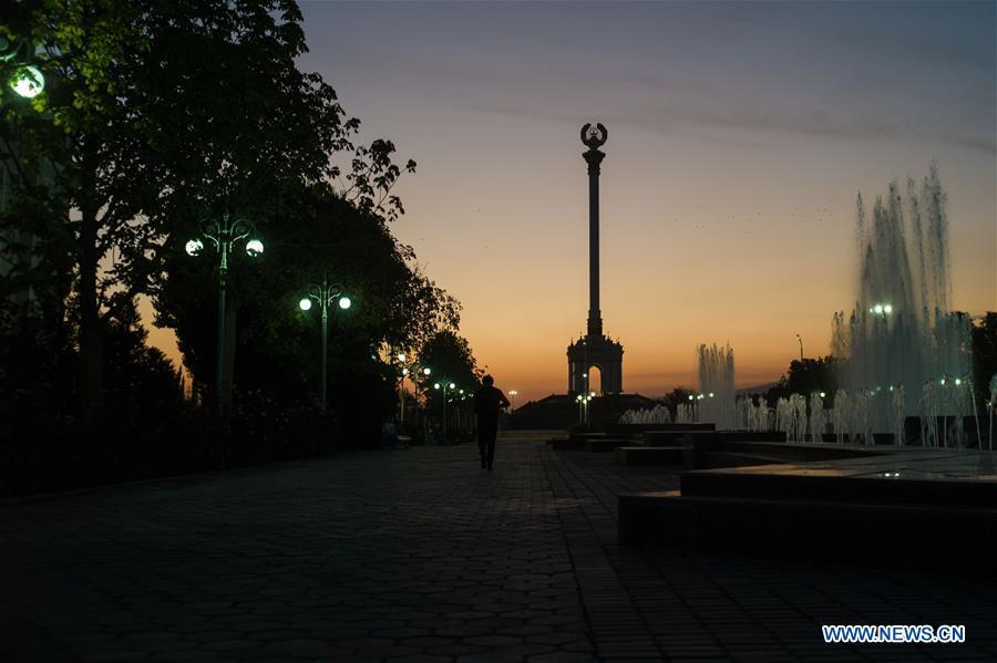 Photo taken on Oct. 11, 2018 shows a view of Dushanbe, Tajikistan. (Xinhua/Wu Zhuang)