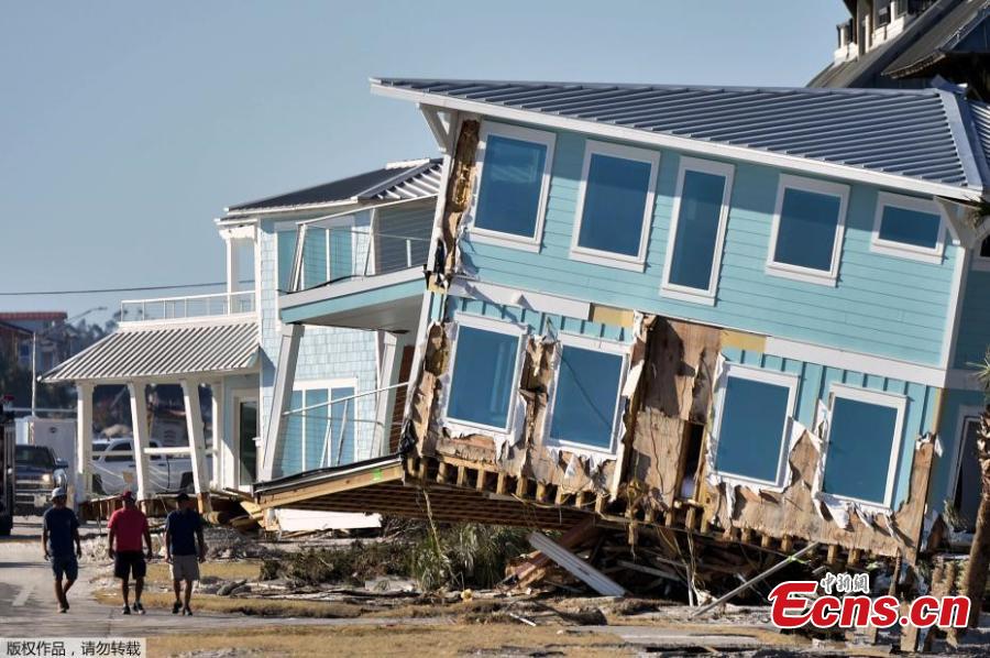 Dozens of people remained missing on Sunday in Florida Panhandle communities reduced to ruins by Hurricane Michael as rescuers said they expected the death toll to rise and survivors grappled with power outages and shortages of food and water. (Photo/Agencies)