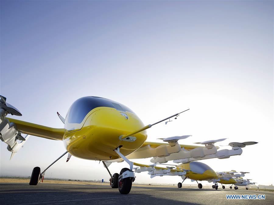 Photo released by Zephyr Airworks shows autonomous electric air Taxi Cora that combines electric power, self-piloting software and vertical take-off. Kitty Hawk\'s Zephyr Airworks, the operator of Cora in New Zealand, is entering into an agreement with Air New Zealand-a partnership to one day bring the first ever air taxi service to the sky. (Xinhua/Thomas Heinser/Zephyr Airworks)