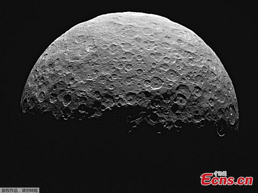 This photo from a sequence of images provided by NASA, taken from the Dawn spacecraft of Ceres, a dwarf planet located in the asteroid belt between Mars and Jupiter. NASA said the start of science observations was slightly delayed because of a communication glitch. The space agency said the delay won’t affect the overall mission. (Photo/Agencies)