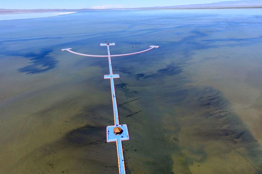 Barkol Lake in Xinjiang Uygur autonomous region. (Photo/chinadaily.com.cn)