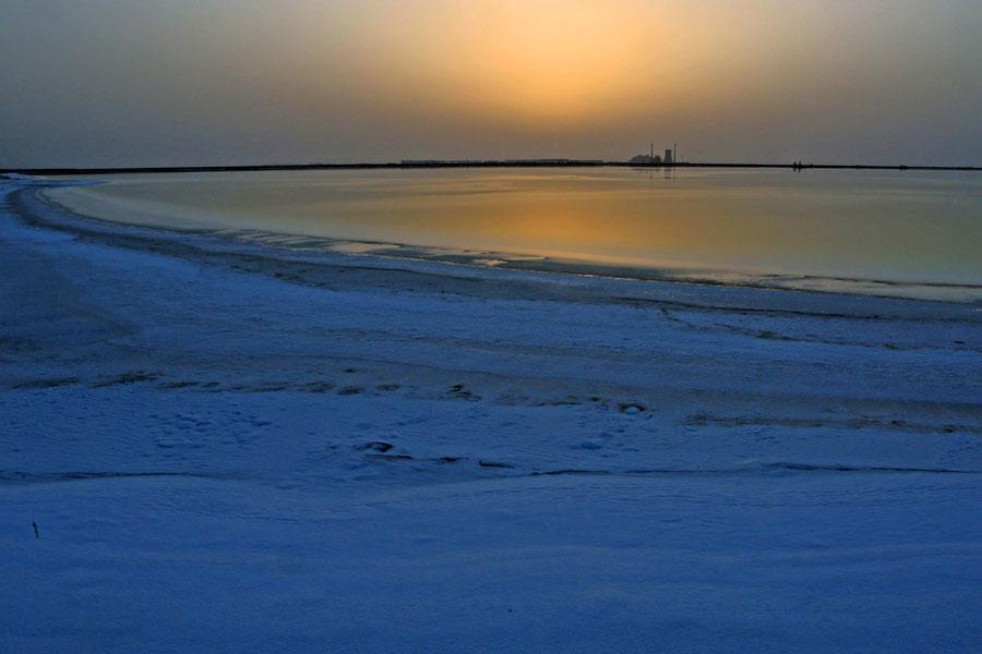 A salt lake in Xinjiang Uygur autonomous region. (Photo/chinadaily.com.cn)