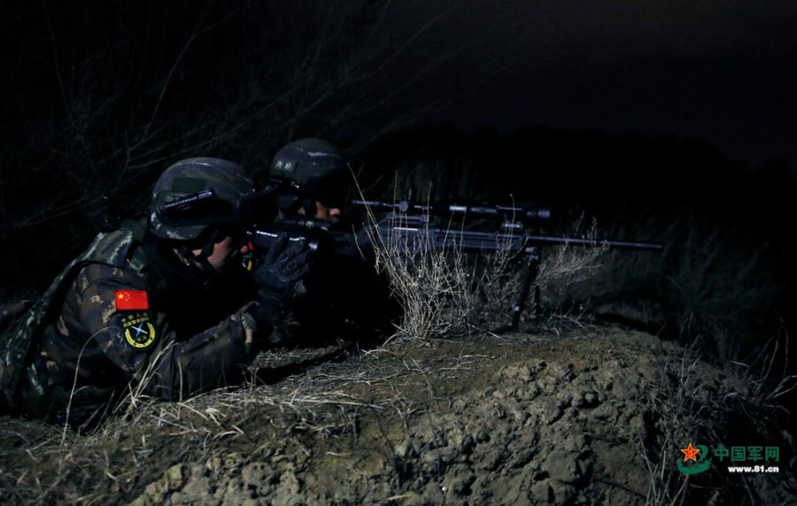A detachment of the Xinjiang Armed Police Corps held a \