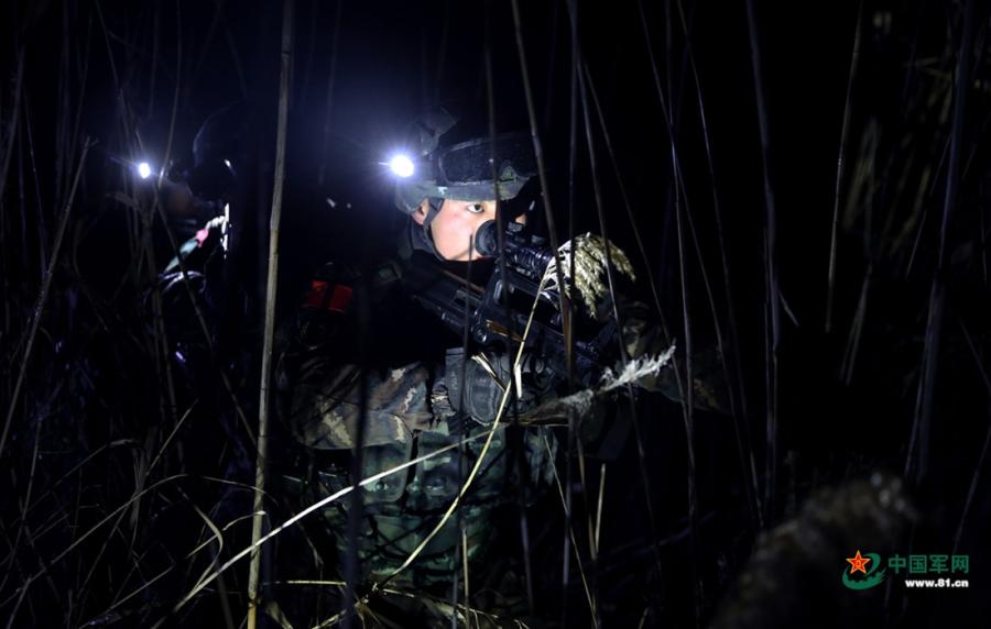 A detachment of the Xinjiang Armed Police Corps held a \