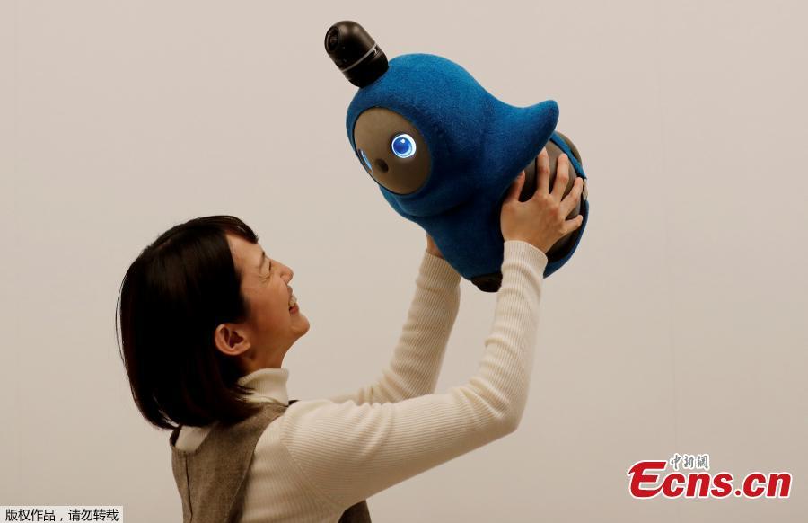 A Japanese tech startup unveiled a series of companion robots for human beings called \