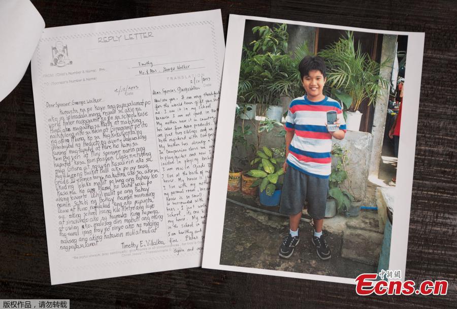 A handout image released by Compassion international, a U.S.-based non-profit organization which utilizes local churches to assist children in poor communities around the world, showing exchanges between late former U.S. President George H.W. Bush and a young boy in the Philippines whom Bush secretly sponsored for ten years through the organization in Colorado Springs, Colorado, USA, issued on Dec. 19, 2018. The sponsorship was kept secret and Bush used the pseudonym George Walker but while details in the letters did hint at his real identity such as a photo and name of the former president\'s dog and other info, his real identity was never discovered. Reports indicate the former president\'s office has confirmed the validity of the letters. (Photo/Agencies)