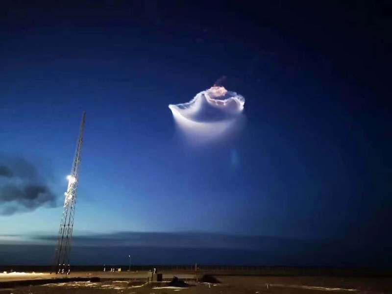 The Long March 11 carrier rocket, which launched the dry powder of DNA of a South China tiger into space on Saturday. (Photo provided to chinadaily.com.cn)