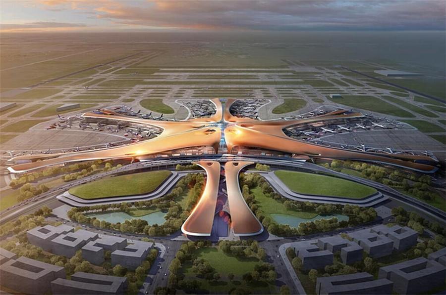 Beijing Daxing International Airport. (Photo/ADP Ingenierie & Zaha Hadid Architects)

Beijing Daxing International Airport, an 80 billion yuan ($11.6 billion) construction project that should improve international communication and boost the local economy, is expected to open by Sept 30, a senior official announced on Thursday.

Eighty percent of the interior construction has been completed and all of the external construction has been finished, according to the new Beijing airport\'s office. The water supply pipeline network and transformer substations for electricity are ready.

The natural gas pipeline is being built and will soon be put into use, said Cui Xiaohao, deputy head of the Beijing Commission of Development and Reform and deputy director of the airport office.
