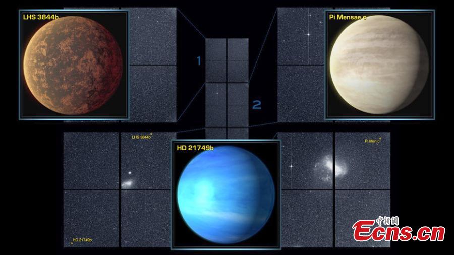 NASA\'s planet-hunting spacecraft TESS has already confirmed a sub-Neptune planet with a 36-day orbit around its star. The planet orbits a K-dwarf star about 52 light years away, in the constellation Reticulum. This is the third confirmed exoplanet that TESS has found. The Transiting Exoplanet Survey Satellite (TESS) is a two-year survey that will discover exoplanets in orbit around bright stars. (Photo/Agencies)