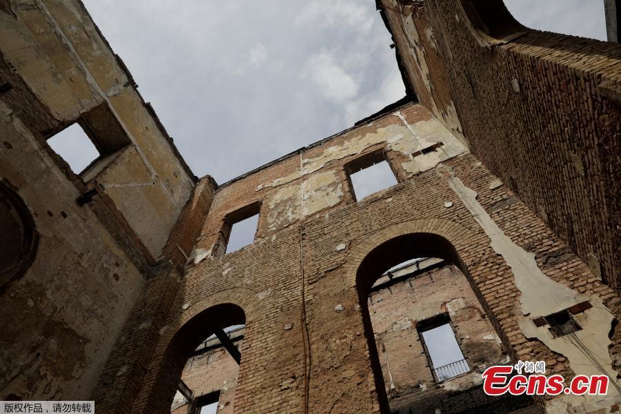 A burned area of Brazil National Museum is pictured after its devastating fire, in Rio de Janeiro, Brazil, Feb. 12, 2019. Five months after fire gutted Brazil\'s 200-year-old National Museum, the site that once held some of the nation\'s greatest treasures remains a ruin of scorched walls, twisted metal and piles of ash. (Photo/Agencies)
