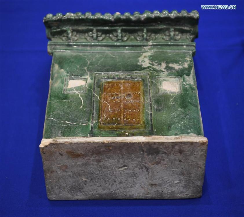 Photo taken on Feb. 28, 2019 shows a relic during a repatriation event held in the Eiteljorg Museum of Indianapolis, capital city of state of Indiana, the United States. The United States announced the repatriation of 361 pieces of Chinese relics and artifacts to China at a ceremony on Thursday. (Xinhua/Liu Jie)