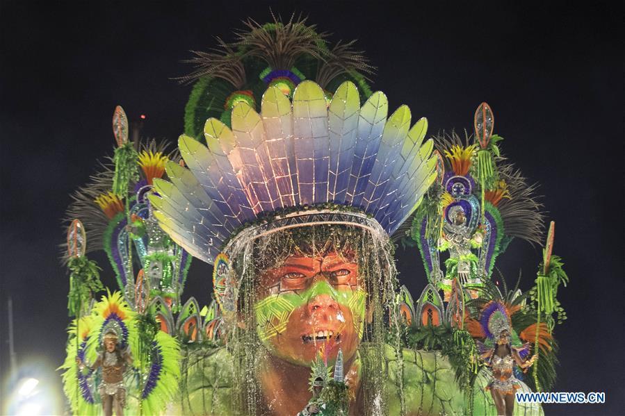 Revellers of the samba school \
