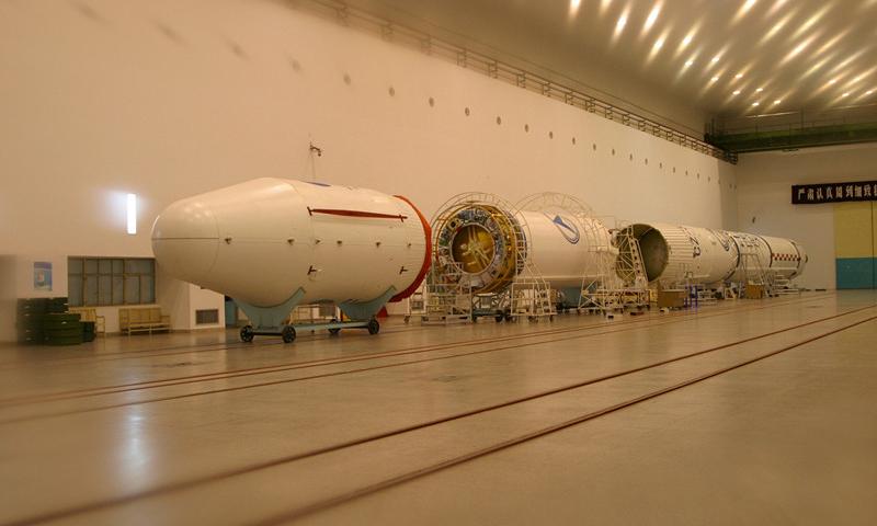 On Jun. 1, 2007, Long March rockets completed their 100th launch, sending a communications satellite into orbit. (Photo provided by China Aerospace Science and Technology Corporation)