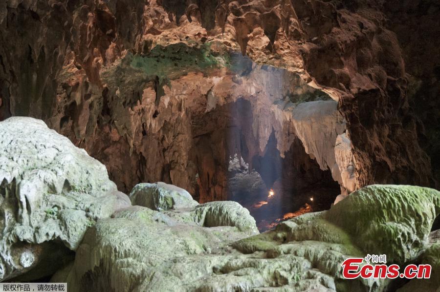 Photo shows Callao Cave in northern Luzon, where the fossils were found. (Photo/Agencies)