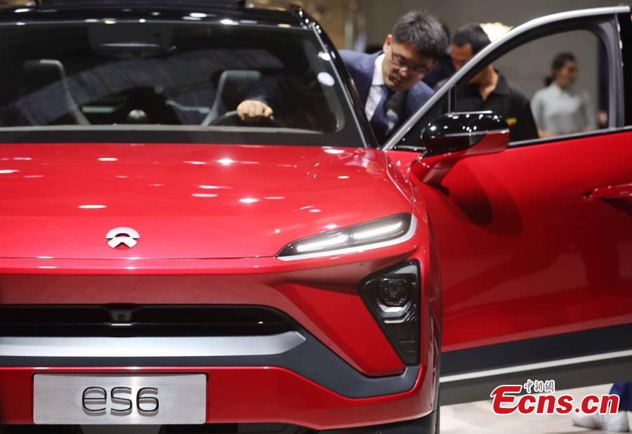 The 2019 Shanghai auto show is underway in Shanghai, April 16, 2019.  The 18th Shanghai International Automobile Industry Exhibition is open to the media on Tuesday and Wednesday, before opening its doors to the public from Thursday until April 25. The exhibition has attracted more than 1,000 exhibitors from 20 countries and regions worldwide, according to organizers. (Photo: China News Service/Zhang Hengwei)