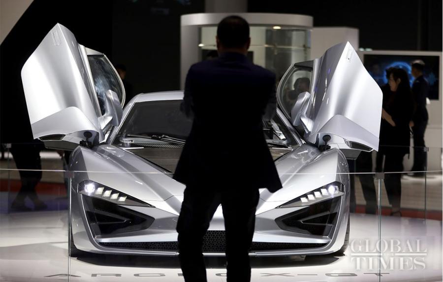 Auto Shanghai 2019, Asia\'s largest auto show, began on Tuesday in China\'s Shanghai. More than 1,000 automobile manufacturers from 20 countries and regions came to showcase their wares. Dozens of 5G and new energy vehicles have made their debuts and have become a feature of the auto show. (Photos: Yang Hui/GT)
