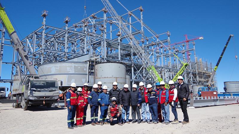 A photo of the Uyuni potash plant under construction in Uyuni, Bolivia on April 20, 2017. (Photo/sinomach.com.cn)

Uyuni 350KTPA Potash Plant, Bolivia

The Uyuni 350KTPA Potash Plant in Bolivia, constructed by China CAMC Engineering, started operations on Oct 7, 2018. It is the third-largest potash plant in South America, and the completion of this plant marks the first time in the history of the Bolivian people to own their own potash plant.

In May 2015, the project bid was successfully won by China CAMC Engineering for a total of 1.2 billion Boliviano ($170 million).